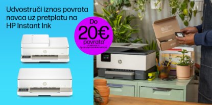 Prikažite detalje za Uštedi dvostruko: HP Instant Ink + Cashback na printere!