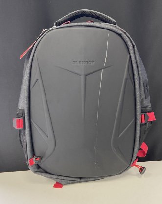 RABLJENI - Ruksak za laptop ELEMENT Armour 17.3", crno/crveni