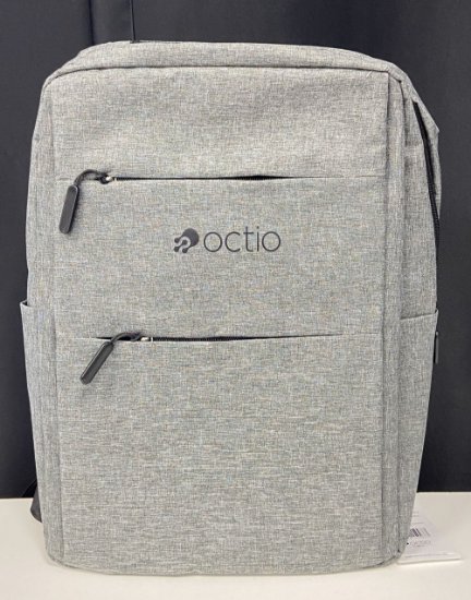RABLJENI - Ruksak za laptop OCTIO Essentials MultiPack, 15.6", sivi