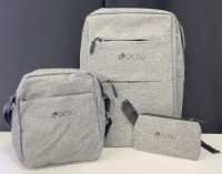 RABLJENI - Ruksak za laptop OCTIO Essentials MultiPack, 15.6", sivi