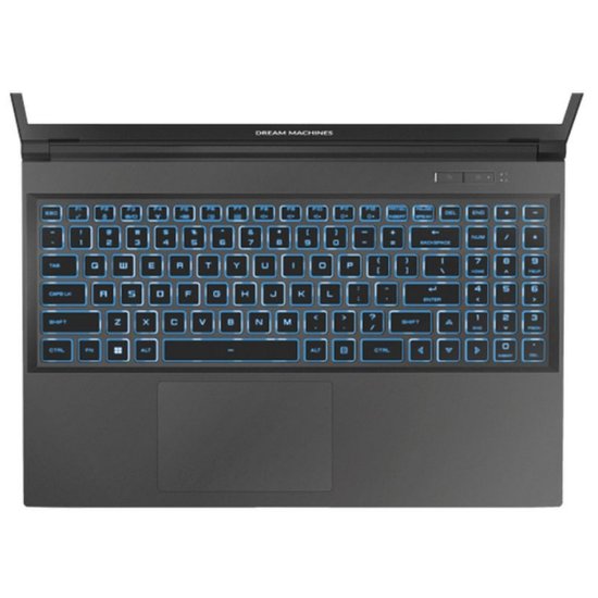 Laptop DREAM MACHINES RG4050-15EU43 / Core i5 12450H, 16GB, 512GB SSD, nVidia GeForce RTX 4050, 15.6" FHD 144Hz VA, bez OS, sivi