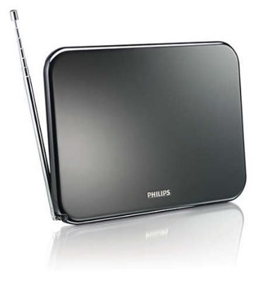 Antena PHILIPS SDV6224/12, DVB-T/T2 ready, unutarnja, crna