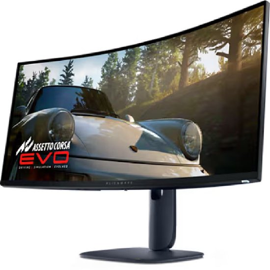 Gaming monitor 32" DELL ALIENWARE AW3425DW, UWQHD, OLED, 240Hz, 1ms, 250cd/m2, FreeSync, zakrivljeni, crni