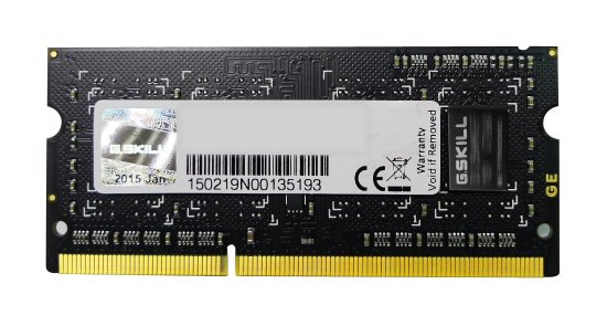 Memorija SO-DIMM PC-12800, 8 GB, G.SKILL F3-1600C11S-8GSQ, DDR3 1600 MHz
