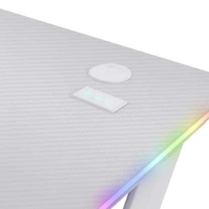 Gaming stol TRUST GXT 709W Luminus, RGB, bijeli