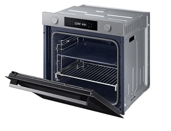 Ugradbena pećnica SAMSUNG NV7B41301AS/U3, piroliza, 76 L, SmartThings Cooking, energetski razred A+ , srebrna