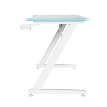 Gaming stol TRUST GXT 709W Luminus, RGB, bijeli