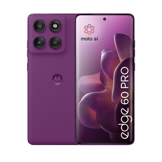 Mobitel MOTOROLA Edge 60 Pro, 6,7", 12GB, 512GB, Android 15, ljubičasti + Motorola TurboPower 125W Charger
