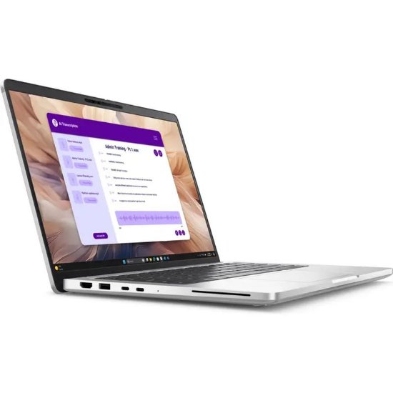 Laptop DELL Pro 14 Plus / Core Ultra 5 238V, 32GB, 512GB SSD, Intel Arc Graphics, 14" WUXGA IPS, Windows 11 Pro, srebrni