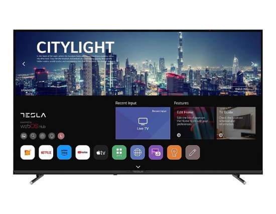 LED TV 55" TESLA 55E645BUW, WebOS, 4K UHD, DVB-T2/C/S2, HDMI, Wi-Fi, USB, BT, energetski razred E