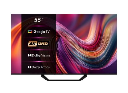 LED TV 55" TESLA 55E655BUS, Google TV, 4K UHD, DVB-T2/C/S2, HDMI, Wi-Fi, USB, BT, energetski razred E