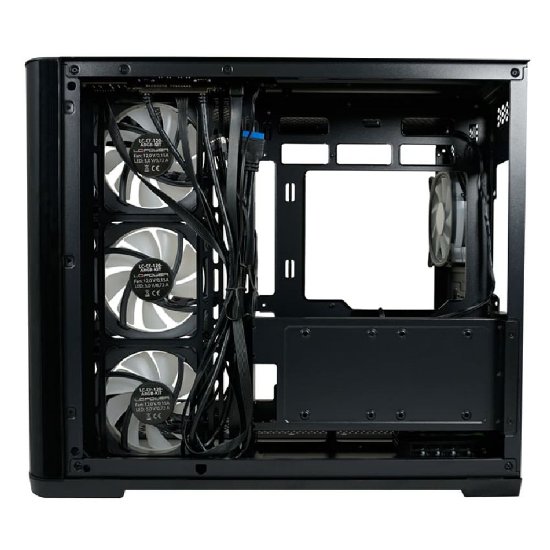 Kućište LC POWER 8001B Pro-Storm Dark, MIDI, ATX, bez napajanja, crno