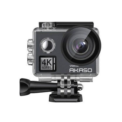 Sportska digitalna kamera AKASO V50 Elite, 4K60, 20MP, crna