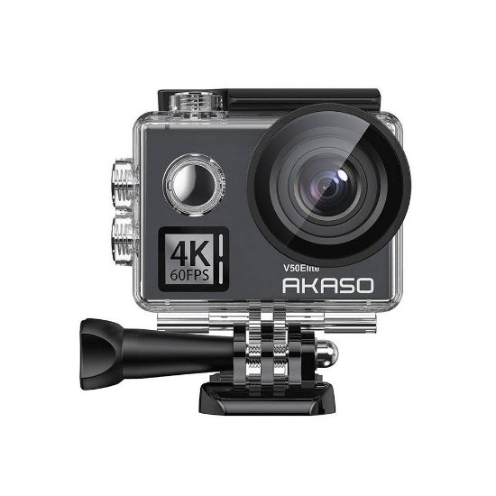 Sportska digitalna kamera AKASO V50 Elite, 4K60, 20MP, crna