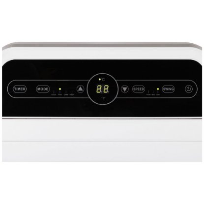 Prijenosni klima uređaj HOME ACH 12000, odvlaživač 36 l/24 h, hlađenje 3,5 kW, grijanje 3,3 kW, WiFi, bijela