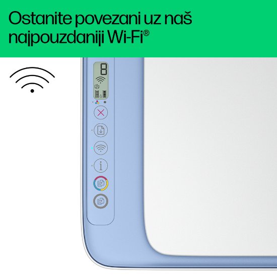 Multifunkcijski printer HP DeskJet 2822e, 588R4B, printer/scanner/copy, 1200dpi, Wi-Fi, USB, bijeli, Instant Ink