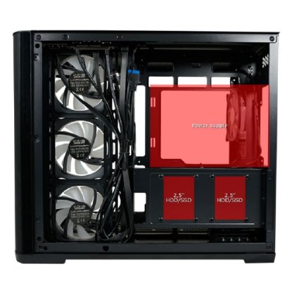 Kućište LC POWER 8001B Pro-Storm Dark, MIDI, ATX, bez napajanja, crno