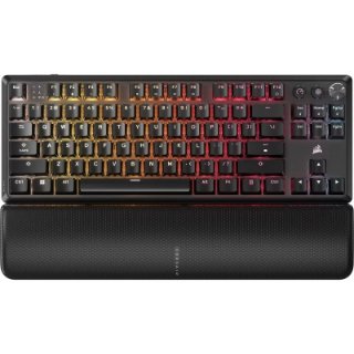 Tipkovnica CORSAIR K70 Core Wireless TKL RGB, bežična, mehanička, US Layout, crna