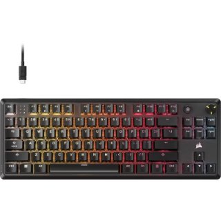 Tipkovnica CORSAIR K70 Core TKL RGB, mehanička, US Layout, USB, crna