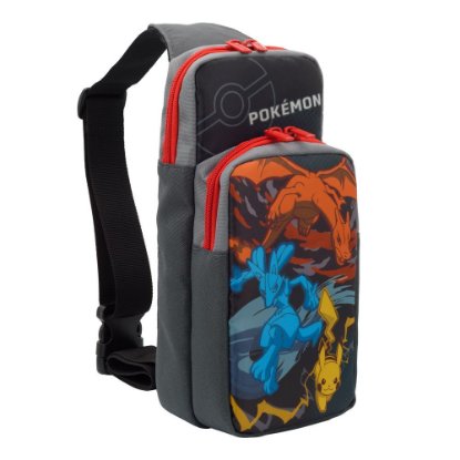 Torba HORI Adventure Pack Lucario/Charizard, za Nintendo Switch, crna