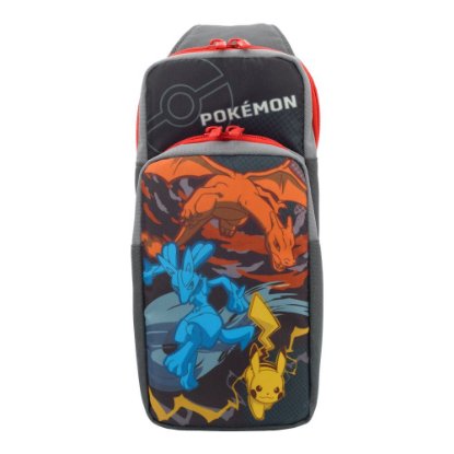 Torba HORI Adventure Pack Lucario/Charizard, za Nintendo Switch, crna