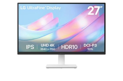Premium monitor 27" LG UltraFine 27US550-W, 4K UHD, IPS, 60Hz, 5ms, 300cd/m2, pivot, bijeli