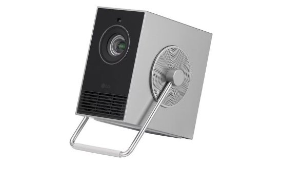Projektor LG CineBeam Q HU710PB, laser, 4K, 500 ANSI, BT, HDMI, USB-C, sivi