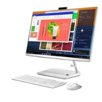 Računalo AiO LENOVO IdeaCentre 3 F0FY00PRSC / 27" FHD LED-IPS, Ryzen 5 7430U, 16GB, 512GB SSD, AMD Radeon Graphics, WiFi, tipkovnica, miš, bez OS, bijelo