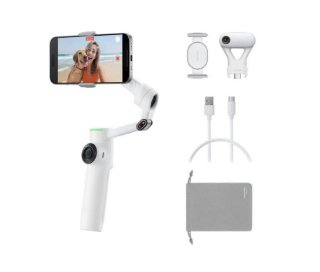 Gimbal stabilizator INSTA360 Flow2 AI Tracker Bundle, za snimanje smartphoneom, bijeli