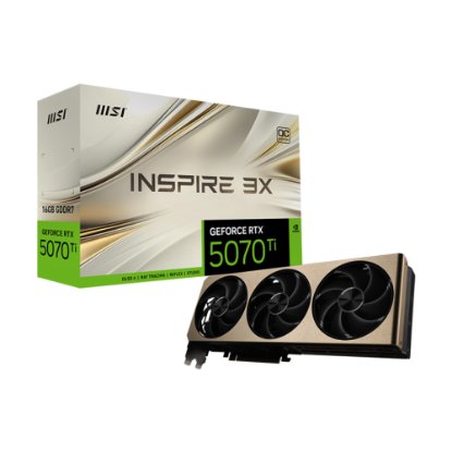 Grafička kartica MSI GeForce RTX 5070Ti Inspire 3X OC+, 16GB GDDR7