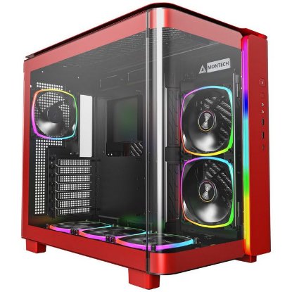 Računalo LINKS Gaming PC G164A / Ryzen 7 7800X3D, 32GB DDR5, 2TB SSD NVMe, nVidia GeForce RTX 4090 24GB, WiFi, bez OS, crveno