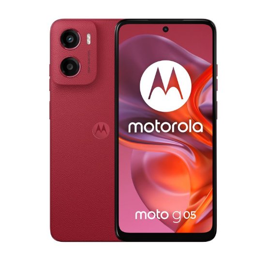 Mobitel MOTOROLA G05, 6,67", 8GB, 256GB, Android 15, crveni