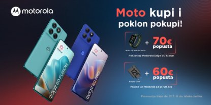 Prikažite detalje za Motorola daruje – iskoristi ljetnu promotivnu ponudu 