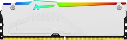 Memorija PC-51200, 32GB, KINGSTON Fury Beast White RGB KF564C32BWEAK2-32, EXPO, DDR5 6400MHz, kit 2x16GB
