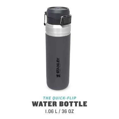 Boca STANLEY Go Quick Flip Water Bottle, 1.06l, tamno siva