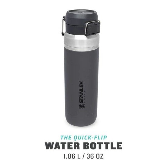 Boca STANLEY Go Quick Flip Water Bottle, 1.06l, tamno siva