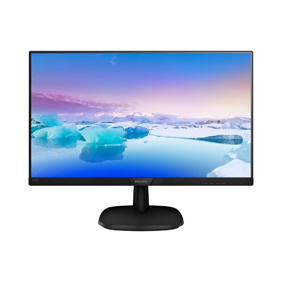 Monitor 23.8" PHILIPS 243V7QDAB, FHD, IPS, 5ms, 250cd/m2, 10.000.000:1, zvučnici, crni - razred energetske učinkovitosti A