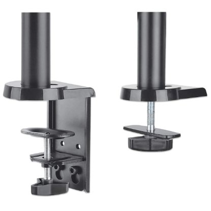 Stalak za monitor MANHATTAN 461597, za dva monitora, stolni, 17" do 32", crni