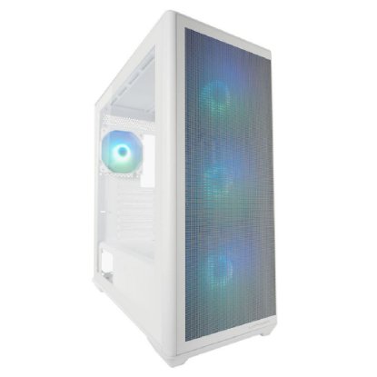 Kućište LC POWER LC-811W-ON Meshwork_XL Light, MIDI, ATX, window, bijelo, bez napajanja