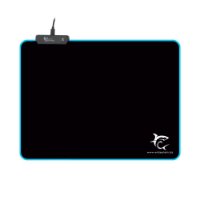 Podloga za miš WHITE SHARK Luminous L MP-1862, 350x250x3, RGB, crna