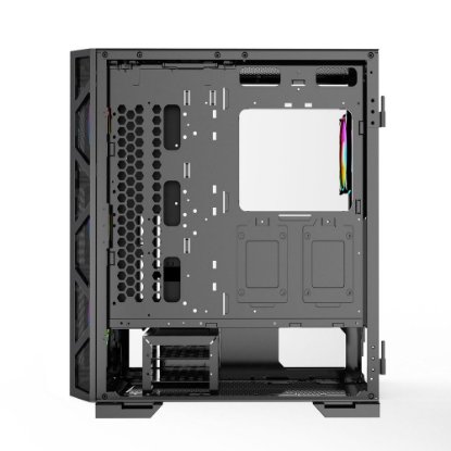Kućište BIT FORCE GIANT ARGB-TG4, E-ATX, RGB, crno, window, bez napajanja