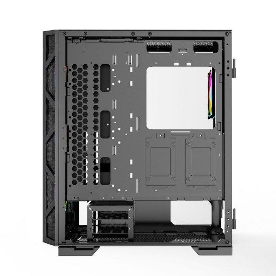 Kućište BIT FORCE GIANT ARGB-TG4, E-ATX, RGB, crno, window, bez napajanja