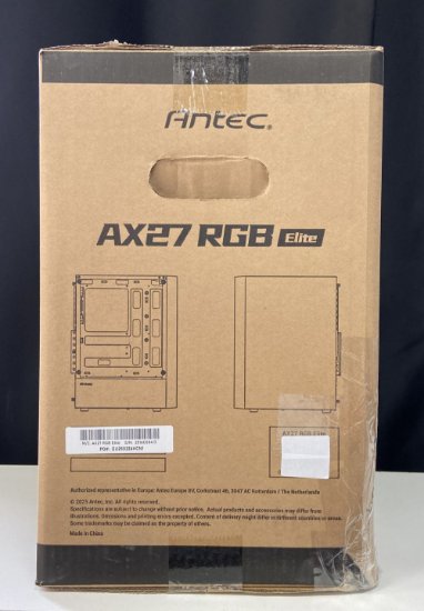 RABLJENI - Kućište ANTEC AX27 RGB Elite, MIDI, ATX, window, crno, bez napajanja