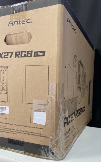 RABLJENI - Kućište ANTEC AX27 RGB Elite, MIDI, ATX, window, crno, bez napajanja