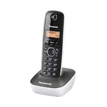 Telefon PANASONIC KX-TG1611FXW, bežični, crno-bijeli