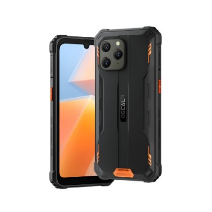 Mobitel OSCAL S70 Pro, 6,09", 4GB, 64GB, Android 12, crno-narančasti
