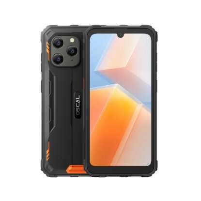 Mobitel OSCAL S70 Pro, 6,09", 4GB, 64GB, Android 12, crno-narančasti