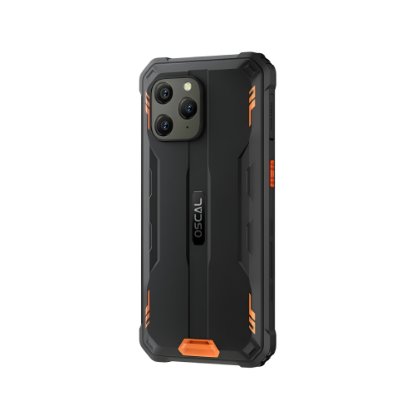 Mobitel OSCAL S70 Pro, 6,09", 4GB, 64GB, Android 12, crno-narančasti