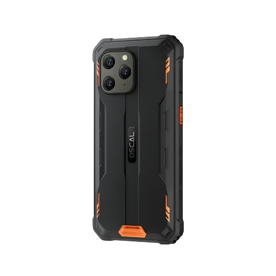 Mobitel OSCAL S70 Pro, 6,09", 4GB, 64GB, Android 12, crno-narančasti