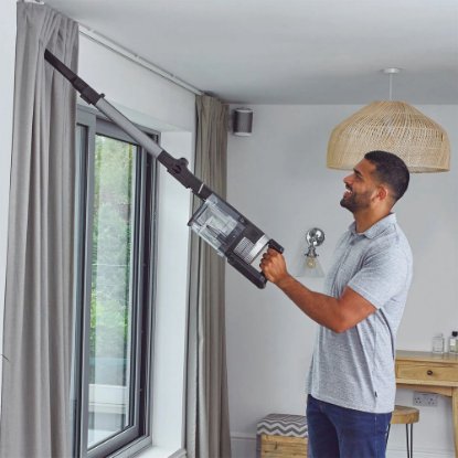 Usisavač SHARK IZ420EUT Stratos True Pet DuoClean+PowerFins Plus, 28.8 V, 0,7l, bežični, štapni, Anti Hair Wrap, crni
